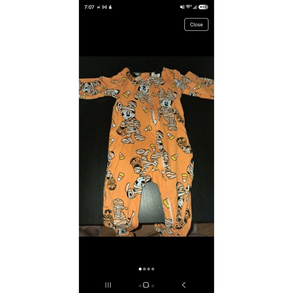 Kids Minnie Mouse Halloween Pajamas